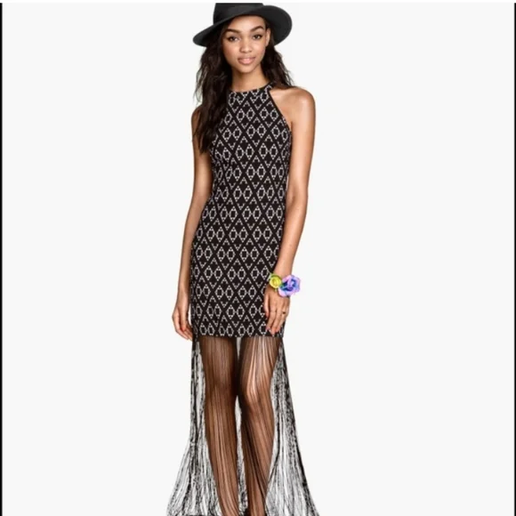 H&m tassel dress hot sale